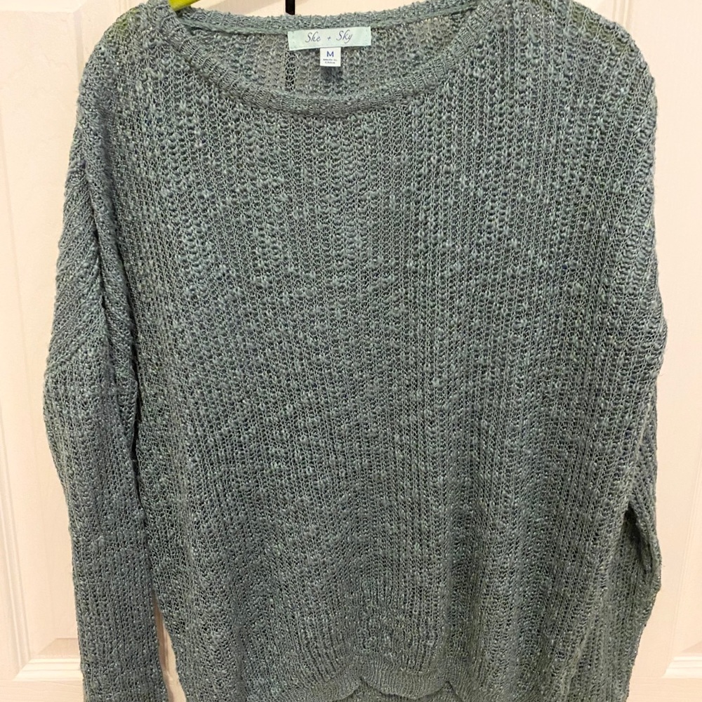 She + Sky Sweater size Medium